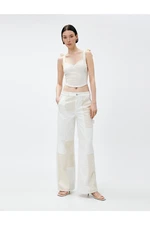 Koton Wide Leg Jeans Trousers Normal Waist