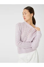 Koton Knitted Sweater Crew Neck Long Sleeve