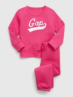 Dark pink girls' tracksuit GAP