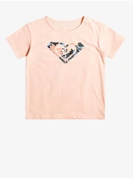 Light Pink Girl T-Shirt Roxy Day And Night - Girls