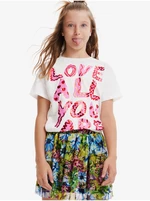 Cream Girls' T-Shirt Desigual Laya - Girls