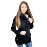 Women's Stretched Sweatshirt GLANO - Black