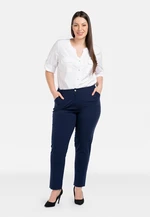 Karko Woman's Trousers Z861 Navy Blue