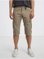 Beige Men's Shorts with Pockets Tom Tailor - Men