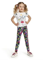 Bas Bleu Girls' leggings MIKI breathable from elastic material