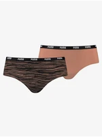 Set of two brown women's panties Puma - Women