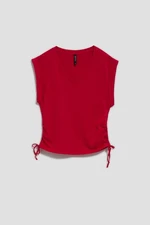 Women's top Moodo - red