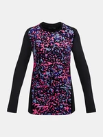 Under Armour T-Shirt ColdGear Novelty LS Crew-BLK - Girls