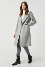 Koton Coat - Gray - Double-breasted