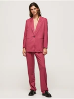 Dark pink women's trousers Pepe Jeans Colette - Women's