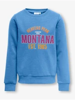 Blue girl's sweatshirt ONLY Cali - Girls