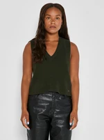 Khaki sweater vest Noisy May Rossita - Women