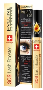 EVELINE SOS Lash Booster - Sérum na řasy 5v1 s arganovým olejem 10 ml