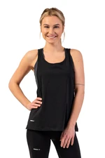 Dámské tílko Nebbia  Sleeveless Loose Cross Back Tank Top "Feeling Good" Black S