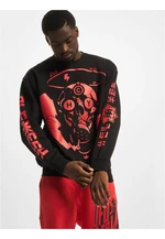 Kalhoty Skull Sweat černo/červené