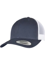 YP CLASSICS RECYCLED RETRO TRUCKER CAP 2-TONE Navy/White