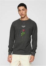 Charcoal Lost Youth Rose Crewneck