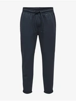 Dark blue men's chino pants ONLY & SONS Anton - Men's