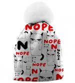 Mr. GUGU & Miss GO Woman's Grumpy Nope Beanie WB21WH 711