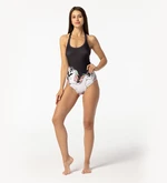 Aloha From Deer Woman's Dark Uni Open Back Swimsuit SSOB AFD701