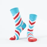 Women's socks with colourful stripes