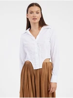 White Ladies Shirt with Corset ONLY Agla - Women