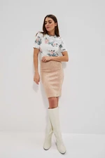 Pencil skirt - beige