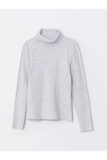 LC Waikiki Turtleneck Basic Long Sleeve Girls T-Shirt