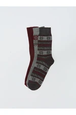 LC Waikiki Patterned Men's Socks 3-Piece