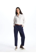 LC Waikiki Belted Waist Carrot Cut Women's Trousers