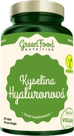 GREENFOOD NUTRITION Kyselina Hyaluronová 60 kapslí