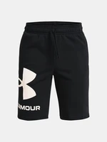 Under Armour UA Rival Fleece Logo Kraťasy dětské Černá