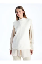 LC Waikiki Women's Half Turtleneck Plain Knitwear Sweater