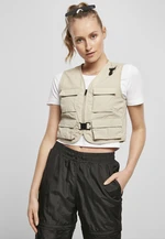 Women's short tactical vest made of concrete