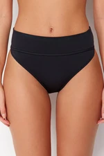 Trendyol Black High Waist Hipster Bikini Bottom