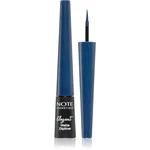 Note Cosmetique Elegant Matte Dipliner tekuté linky na oči s matným finišom odtieň 03 Navy Blue 2.5 ml