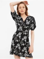 Black Women's Floral Short Dress Trendyol - Women