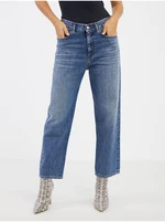 Navy Blue Women's Straight Fit Diesel Jeans - Women's