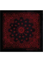 Scarf blk/red