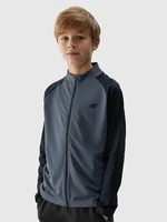 Boys' sports sweatshirt 4F - gray