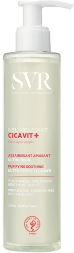 SVR Jemný čistiaci penivý gél Cicavit+ Purifying Soothing (Ultra-Gentle Cleanser) 200 ml