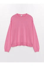 LC Waikiki Lw - Crew Neck Basic Long Sleeve Girl's Knitwear Sweater