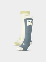 Women's snowboard socks 4F 2-pack