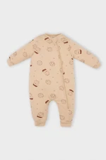 DEFACTO Baby Boy Newborn 2.5 Tog Zippered Patterned Combed Cotton Sleeping Bag