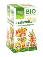 APOTHEKE BIO Dětský čaj s rakytníkem obranyschopnost 20 ks