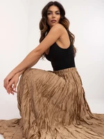 Brown elegant skirt