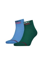 Tommy Jeans Socks - TH UNI TJ QUARTER 2P multicolor