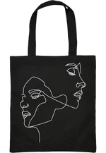 Black canvas bag One Line