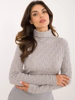 Grey women's turtleneck