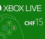 XBOX Live 15 CHF Prepaid Card CH